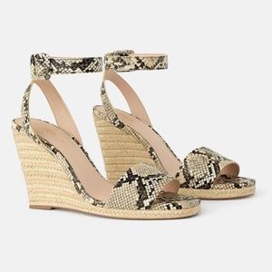 Zara snakeskin